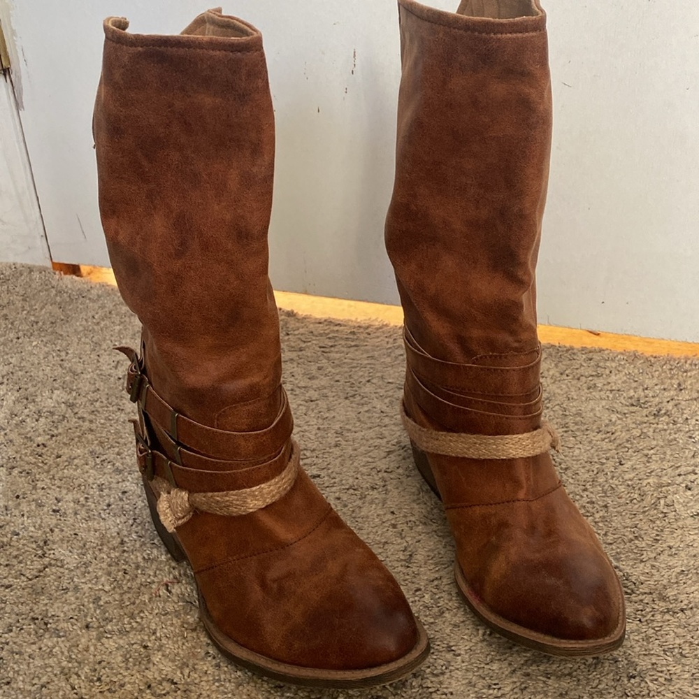 Vegan Coconuts by Matisse Cowboy Boots Size 10